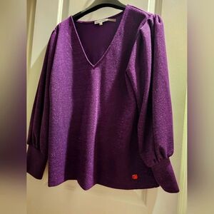 Shimmering Purple Blouse